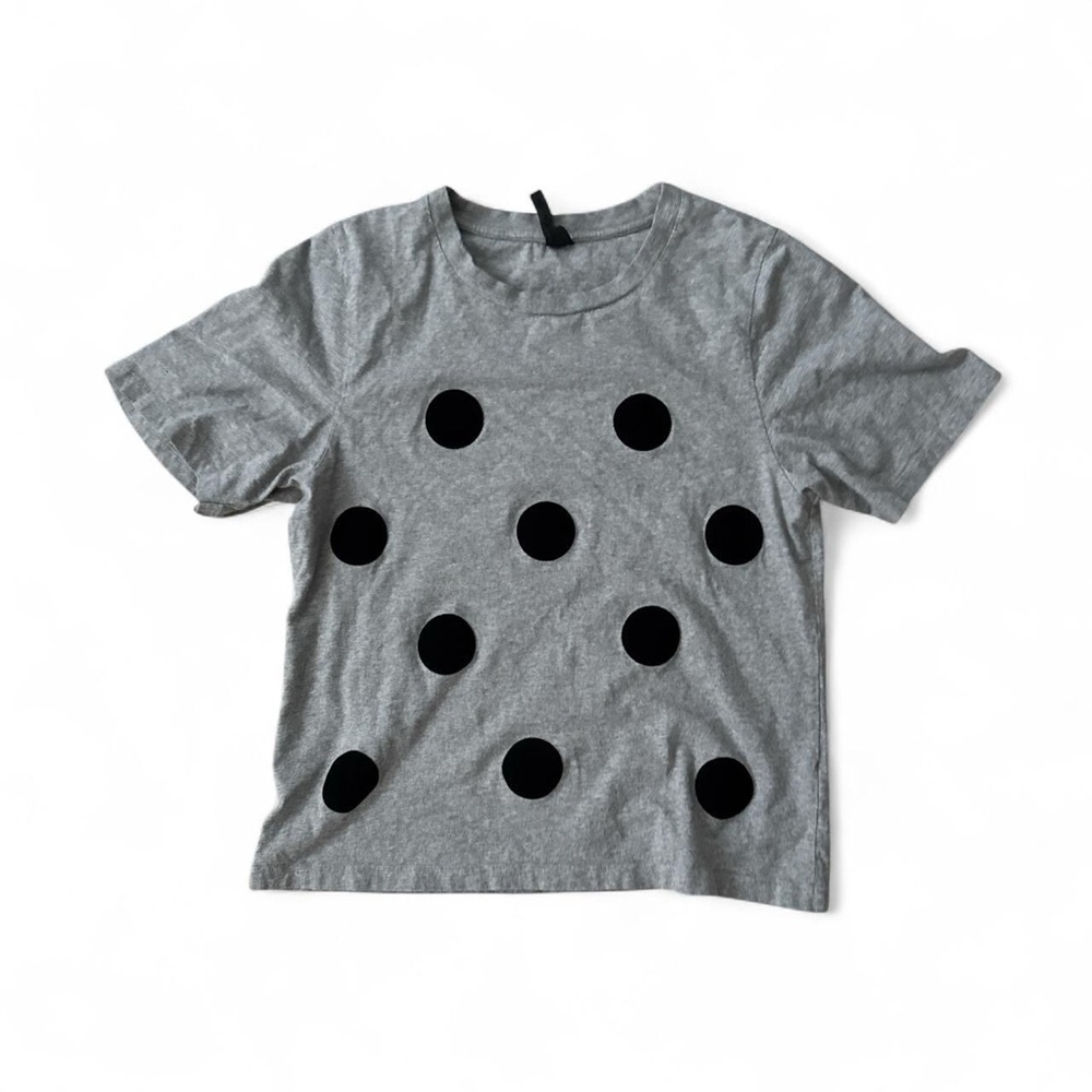 Gray Polka Dot Tee